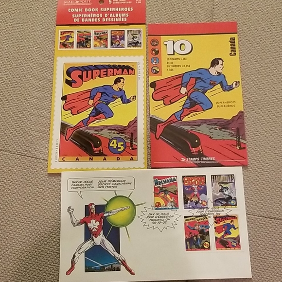 Superman Stamp & Post Cards Collection - Picture 1 of 4